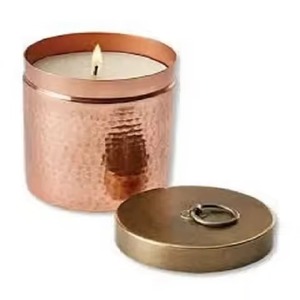 Nuevo tarro de vela de cobre para decoración de hotel en casa Uso de tarro de vela de metal Alta venta Calidad elegante Premium - Product Image 3