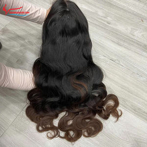 HD 360 Lace Wig Perruque en cheveux humains vietnamiens, lisses et ondulés, prêts à être expédiés, personnalisables, de n'importe quelle longueur, vente à chaud - Product Image 6