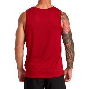 OEM 2025 nueva llegada hombres camiseta sin mangas personalizada Color sólido camiseta sin mangas de secado rápido de alto grado hombres camiseta sin mangas - Product Image 6
