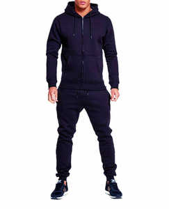 Último diseño, venta al por mayor, ropa deportiva, chándales para hombre, conjuntos de dos piezas, su propio logotipo y diseño, conjunto de chándal ajustado a la venta - Product Image 4