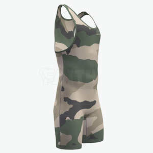 Combinaison de lutte pour femmes Pro Fit, évacuation de l'humidité, respirante, légère, 100% polyester, sans manches, équipement pour les compétitions de gym - Product Image 4