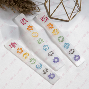 Proveedor al por mayor de placas largas de selenita de 6 pulgadas de calidad estándar con tallado de 7 chakras a precios mayoristas competitivos - Product Image 4