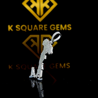 Pavé-Set Runder Moissanit-Diamant-Anhänger, Karten-Anhänger, Maßgefertigter Italien-Landkarten-Anhänger, 925 Sterling Silber Hip-Hop-Anhänger