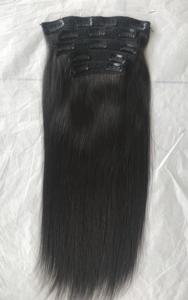 Extensiones de cabello Remy liso Natural de alta calidad de 20 pulgadas, donante único, templo indio virgen, humano directo sin procesar - Product Image 2