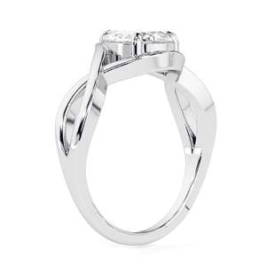 แหวนครบรอบบิดเพชรลูกแพร์สำหรับผู้หญิง1.50CT - Product Image 4