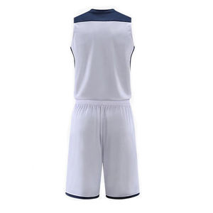 Uniforme de basket-ball sans manches, maillot de basket-ball pour hommes, ensembles d'uniformes de basket-ball durables à vendre - Product Image 6