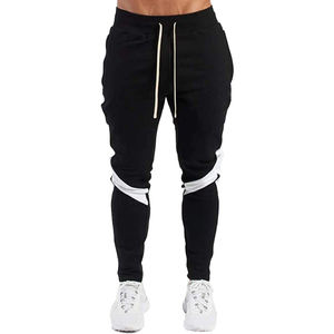 Pantalon de jogging en polaire lisse respirant à séchage rapide pour hommes, coupe ajustée, à taille élastique, vente en gros à bas prix, approvisionnement d'usine - Product Image 1