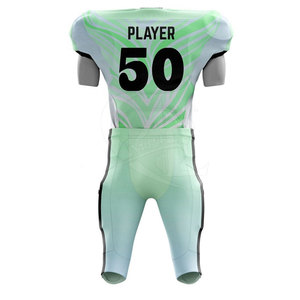 <b>Best</b> Selling Printed American <b>Football</b> Uniform Unique Design Short Sleeves Breathable Fabric Plus Size Option Soft Comfortable - Product Image 2