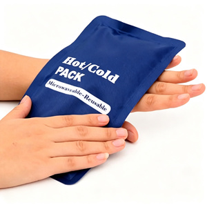 EASE CARE Impacco <span class=keywords><strong>Freddo</strong></span>/Caldo Personalizzabile in Poliestere per Terapia Domiciliare, Sollievo dal Dolore, Dimensioni 20x12x3 - Product Image 2