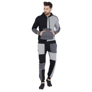 Ensemble de survêtement de sport d'hiver décontracté à manches longues avec logo personnalisé unisexe 2025, 100% polyester polaire - Product Image 4