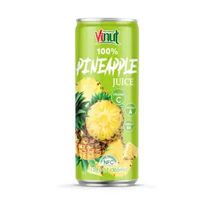 VINUT All Natural Pineapple juice 12 Fl oz Can Vietnam Suppliers and Manufacturers 100% Pineapple juice