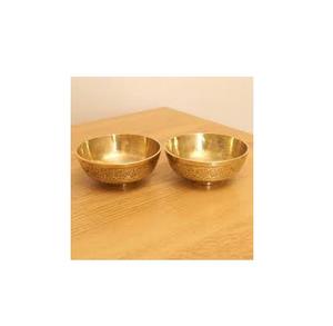 Venta al por mayor Tazón de latón Mini tamaño para salsa Tazón de inmersión Suministros de cocina Hecho a mano Mini tazón de latón pulido brillante - Product Image 2