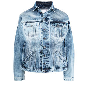 Veste en jean surdimensionnée sur mesure pour hommes, dernière conception, veste en jean pour hommes à bas prix - Product Image 1