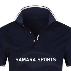 Polos suaves de poliéster/algodón de piqué informal con logotipo personalizado y logotipo bordado para hombre - Product Image 4