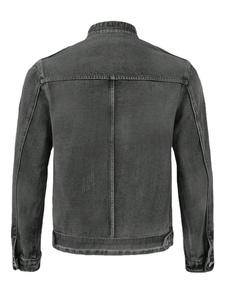 Chaqueta Vaquera de Moda al por Mayor, Chaqueta Vaquera Informal de Color Sólido con Bolsillos Grandes para Hombre, 2026 - Product Image 4