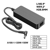Chargeur adaptateur secteur 24V 6.25A 150W AC DC pour projecteurs Alimentation AC DC avec prise 5.5mm X 2.5mm CE FCC UKCA
