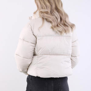 Chaqueta Corta Térmica de Invierno para Mujer, Chaqueta Acolchada con Relleno de Plumón, Chaqueta Corta Acolchada para Mujer - Product Image 6