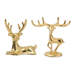 Top Most Selling Indian Handmade Antique Bronze <b>Brass</b> Deer Antique for Table Decor Home & Office Decoration Sculpture. - Product Image 5