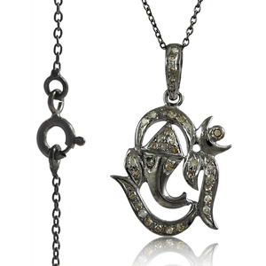 Luxury Diamond Charm's <b>Pendant</b> <b>Necklace</b> 925 <b>Sterling</b> <b>Silver</b> Trendy Women Accessories Statement Jewelry Antique <b>Silver</b> <b>Necklaces</b> - Product Image 2