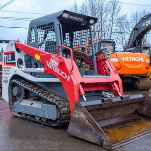 Chargeur compact sur chenilles Takeuchi, chargeur frontal, excavatrice, TL6R, TL150, TL120, TL12R2, TL10V2, caoutchouc de cabine - Product Image 1