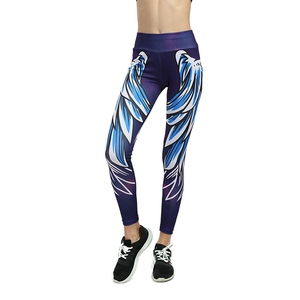 2025 New <b>Hot</b> Selling High Quality Customized Logo Printed Women's Gym Yoga <b>Leggings</b> Full Length Best Design Breathable Knitted - Product Image 6