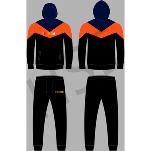 Survêtement tendance Survêtement en molleton de coton personnalisé Sweat à capuche unisexe - Product Image 2