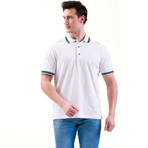 เสื้อโปโลผู้ชายผ้าฝ้าย 100% เสื้อโปโลเปล่าสำหรับปักคุณภาพสูง เสื้อโปโลผู้ชายผ้าโพลีเอสเตอร์ ปริมาณตามสั่ง คอเต่าแบบสั่งทำ OEM - Product Image 4