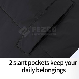 Venta caliente Último diseño Chaquetas de burbujas de invierno para hombres Cuello alto con logotipo frontal Hecho en Pakistán - Product Image 5