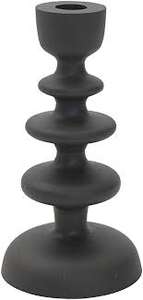 Luxury Minimalist <b>Black</b> <b>Candlestick</b> <b>Holder</b> Set Industrial Farmhouse Metal Candle Stand for Pillar Candle Elegant Mantel & Dining - Product Image 5