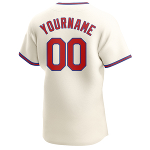 Vente en gros uniforme de baseball blanc maille classique respirant numérique imprimé à chaud personnalisé hommes sport noir broderie maillot de baseball - Product Image 6