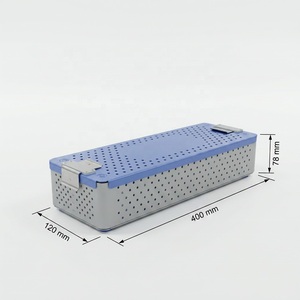 Caja de esterilización para mango de motor PAL y cánulas - Acero inoxidable, autoclavable - Product Image 1