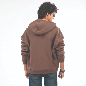 Sweat à capuche zippé sur mesure, sweat à capuche zippé en molleton pour homme, coton mélangé, streetwear, sweat à capuche zippé - Product Image 4