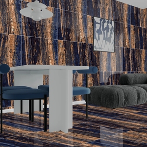 Leading factories in India offer the finest 60x60cm porcelain tiles modern look good marble finish high demand wall tiles - Product Image 1