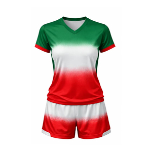 Conjunto de Uniforme de Voleibol Personalizado con Estampado de Equipo, Manga Corta, 100% Poliéster, Conjunto de Jersey Unisex para Adultos - Product Image 1