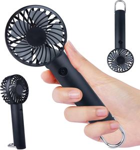 Ventilateur portable rechargeable en plastique, pliable, mini, avec affichage LED, clip pour téléphone, multi-vitesses, pour événements en extérieur - Product Image 5