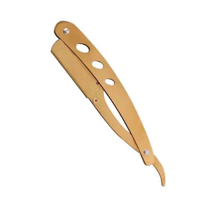 Rasoir de barbier à bord droit pour hommes avec lame remplaçable pour salon de coiffure - Product Image 2