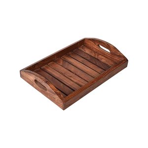 Luxury <b>Wooden</b> Serving Tray Handcrafted Design Perfect for Kitchen <b>Dining</b> <b>Table</b> Parties <b>and</b> Home Decoration - Product Image 5