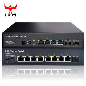 2,5Gb Netzwerk-Switch Unmanaged 4*10/100/1000M/2,5G RJ45-Ports mit 2*10G SFP Uplink-Ports mit VLAN-Modus - Product Image 1