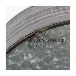 Maceta de Metal de calidad fina, maceta colgante galvanizada para interiores, forma redonda, jardín, Patio, maceta para colgar en la pared, decoración de balcón - Product Image 3