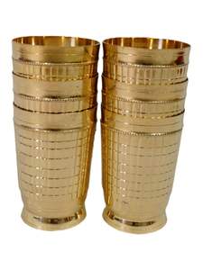 แก้วไวน์ทองเหลืองทำมือ เป็นมิตรกับสิ่งแวดล้อม ดีไซน์ทันสมัย ความจุสำหรับร้านค็อกเทล - Product Image 6