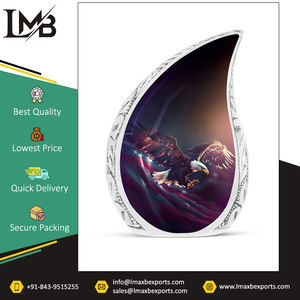 Logo personnalisé et finition disponibles pour des urnes de crémation en forme de larme de bonne qualité/urnes de cendres commémoratives au prix le plus bas - Product Image 6