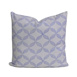 100% Cotton Sandal Color & Printed Design <b>Cushion</b> <b>Cover</b> Lightweight & Removable Pillow <b>Covers</b> For Home Decoration Stylish - Product Image 3