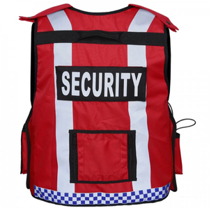 Gilet de sécurité de bonne qualité respirant gilet de sécurité haute visibilité tissu tricoté avec poches - Product Image 2