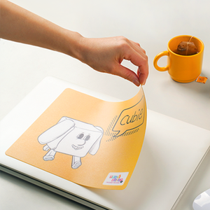 [TAPERO] Tapis de souris adhésif ultra fin, canard, réutilisable, lavable, tapis de bureau antidérapant, logo personnalisé et choix de taille - Product Image 4