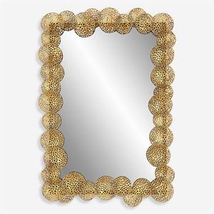 Espejo de pared moderno con marco de hierro macizo rectangular para hotel, apartamento, sala de estar, dormitorio, pasillo, decoración de pared, espejo de tocador - Product Image 4