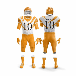 Uniforme de Fútbol Americano Profesionalmente Fabricado con Mangas Cortas, Diseños Personalizables Impresos - Product Image 3