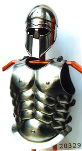 Casco de ala de armadura de cuero Medieval - Product Image 2