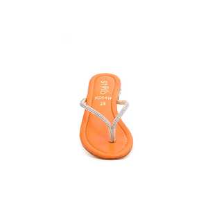 Orange Girls Sports para zapatillas KD5414 Fancy Slipper para niños - Product Image 1