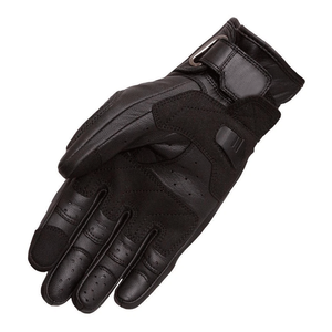 Black Leather Full Finger Motorcycle Racing Gloves Custom Team Name Waterproof Breathable Unisex - Product Image 2