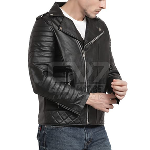 แจ็กเก็ตหนังของผู้ชายเสื้อแจ็คเก็ตหนังแท้สำหรับฤดูหนาว - Product Image 3